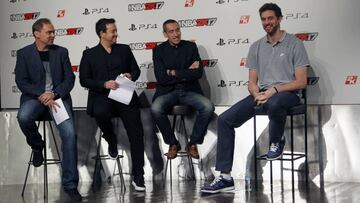 Jorge Quiroga, Antoni Daimiel, Sixto Miguel Serrano y Pau Gasol.