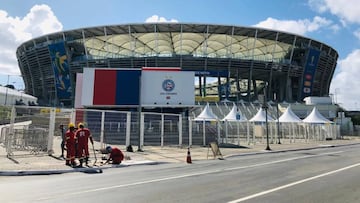 Estadio Arena Fonte Nova, Salvador de Bah&iacute;a.