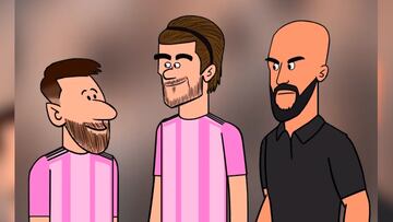 Dos guardaespaldas para Messi, el corto animado sobre la llegada de De Paul a Inter Miami