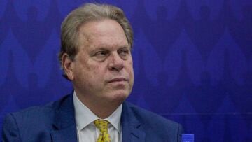 Jesurún en rueda de prensa