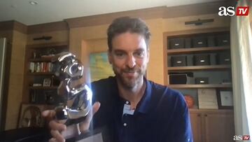 Gasol: "Este premio significa lo que es trabajo en equipo"