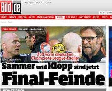 Portadas de la prensa extranjera