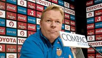 <b>OBLIGADO. </b>A Koeman se le acaba el tiempo y necesita conseguir una victoria cuanto antes.