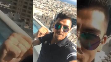 Pinares pasa así sus días en Emiratos: puro reggaetón