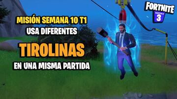 &iquest;D&oacute;nde hay tirolinas en Fortnite? Todas las ubicaciones y mapa