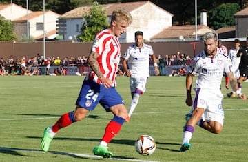 Wass, en la pretemporada del Atlético.