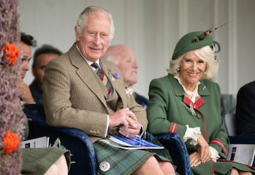 Charles, Prince of Wales and Camilla, Duchess of Cornwall pictured at the Braemar Highland Gathering in September.