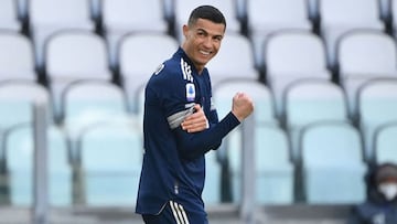 Cristiano Ronaldo, en un partido con la Juventus.