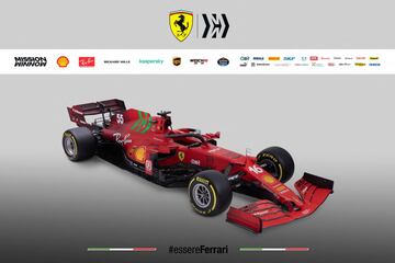 Así es el Ferrari SF21 de Carlos Sainz y Charles Leclerc