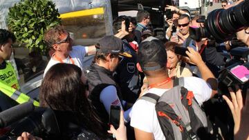 26/02/19 RUEDA DE PRENSA DE FERNANDO ALONSO PILOTO DE COCHES AUTOMOVILISMON EN  EL CIRCUIT DE MONTMELO