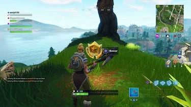 Fortnite Battle Royale: Busca entre tres asientos gigantescos