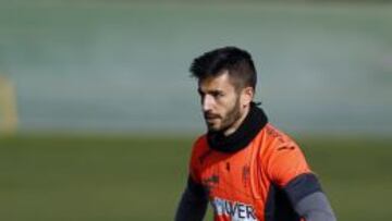 Fran Rico en un entrenamiento.