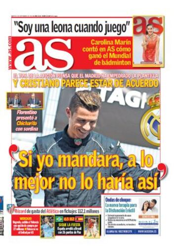 Las portadas de AS de septiembre
