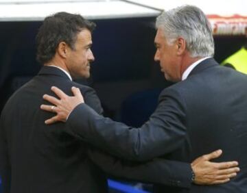 Luis Enrique y Carlo Ancelotti