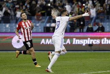 Benzema transformó el penalti que supuso el 0-2.