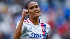 Wendie Renard con el Olympique de Lyon.