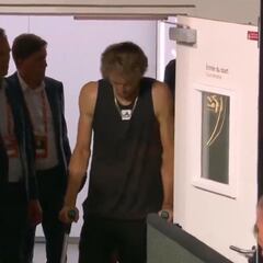 El gesto precioso de Nadal con Zverev que es otra de las imágenes de la jornada