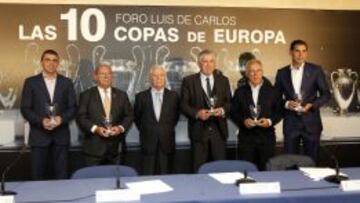 Cinco generaciones de campeones de Europa, juntas