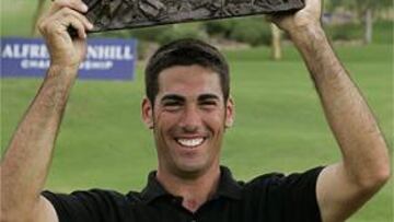 <b>'COLCHONERO'.</b> El golfista ha pedido que Atlético de Madrid le haga 'socio de honor'.