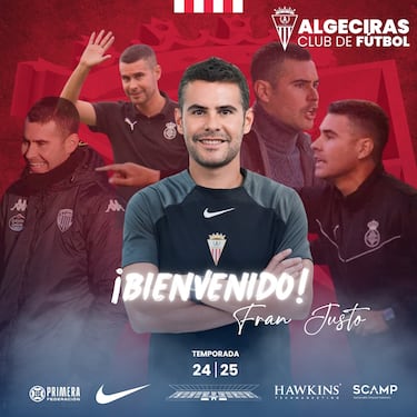 Fran Justo es el nuevo entrenador del Algeciras