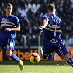 Empieza el partido y aparece la conexión Dybala-Cristiano: gol a los dos minutos