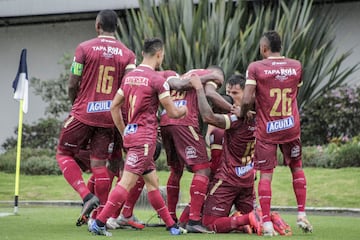 Con un doblete de Juan Fernando Caicedo, el equipo de Ibagué le dio la vuelta al marcador para el 2-1 final. Consiguió su tercera estrella del fútbol colombiano.