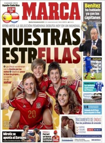 Portadas de la prensa deportiva