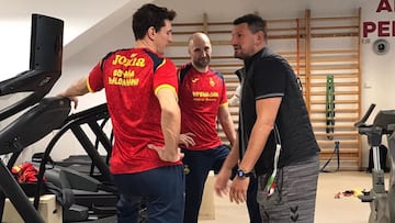 Arpad Sterbik, con la Selecci車n pero esta vez s車lo de visita