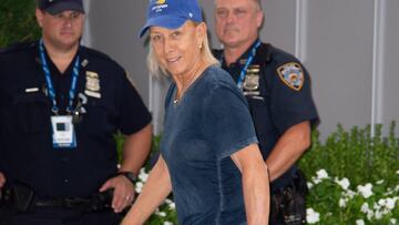 NEW YORK, NY - SEPTEMBER 06: Martina Navratilova at Day 11 of the US Open held at the USTA Tennis Center on September 6, 2018 in New York City. (Photo by Adrian Edwards/GC Images)