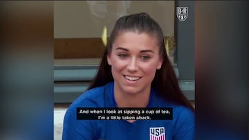 Alex Morgan decepcionada por las criticas tras su celebración