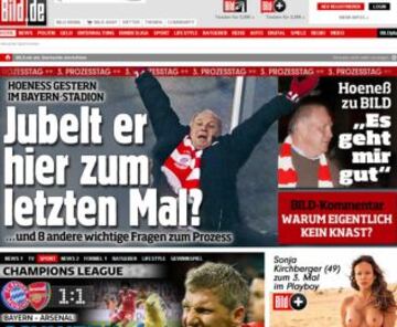 Portadas de la prensa extranjera