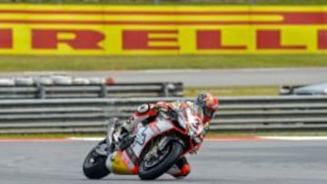 Max Biaggi, en acci&oacute;n en Sepang. 