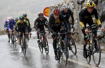  Roglic, Esteban Chaves y Carapaz 