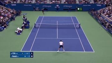 "¡Oh, Dios mío!": el locutor no podía creer que Nadal acabara ganando el punto...