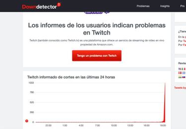Twitch caído, no funcionan los streaming en la plataforma (arreglado)