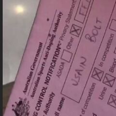 Bolt, indignado por tener que pasar un control sin ser profesional