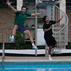 El particular festejo de Julio Peralta en Houston