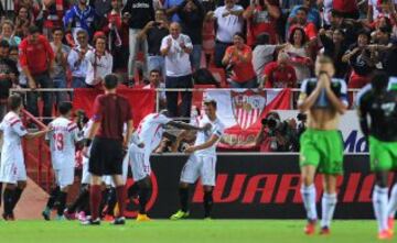 1-0. Krychowiak celebra el primer gol.