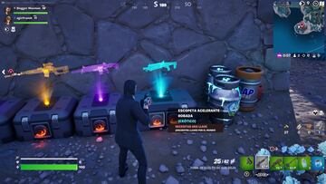 fortnite capitulo 4 temporada 2 mega armas exoticas lista completa todas las ubicaciones