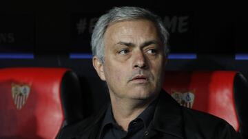 Mourinho, en el S¨¢nchez Pizju¨¢n.
