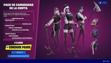 Fortnite: Pack Camaradas de la Cripta ya disponible; precio y contenidos