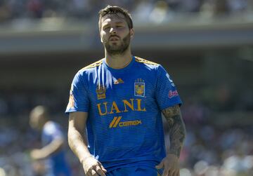 Gignac llegó al fútbol mexicano con el pie derecho, se convirtió en ídolo rápidamente con sus actuaciones y sus espectaculares goles. El referente de los Tigres.