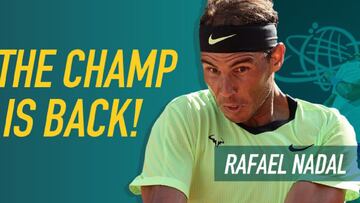 Rafa Nadal, gran estrella del torneo de exhibición de Abu Dabi.
