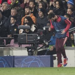 Rotaciones totales de los equipos españoles en la Champions