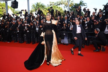 Elsa Hosk en la alfombra roja de  "The History of Sound".