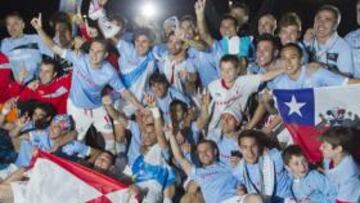 <b>GRAN AMBIENTE. </b>Balaídos se llenó para ver el ansiado ascenso.