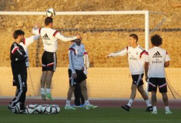 Gran ambiente en el entrenamiento. 