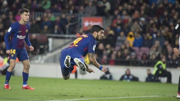 01/02/18  PARTIDO COPA DEL REY SEMIFINAL IDA 
 BARCELONA - VALENCIA  
 LUIS SUAREZ PIMER GOL 1-0 