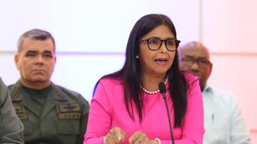 Delcy Rodríguez, vicepresidenta de Venezuela.