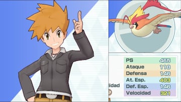 Azul llega a Pokémon Masters